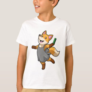 Camiseta Fox como peluquero con tijeras