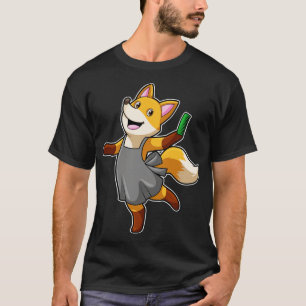 Camiseta Fox como peluquero con tijeras