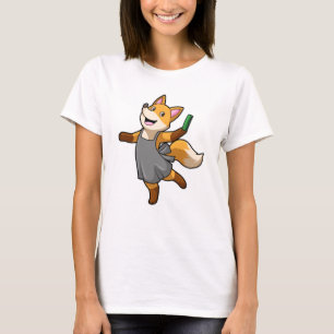 Camiseta Fox como peluquero con tijeras