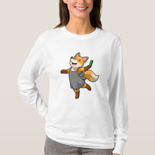 Camiseta Fox como peluquero con tijeras