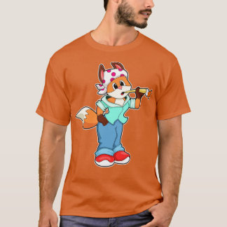 Camiseta Fox como pintador con color de pincel