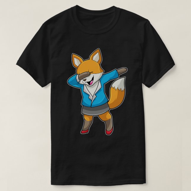 Camiseta Fox como secretaria de Hip Hop Dance (Diseño del anverso)