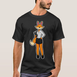 Camiseta Fox como secretario con Notepad