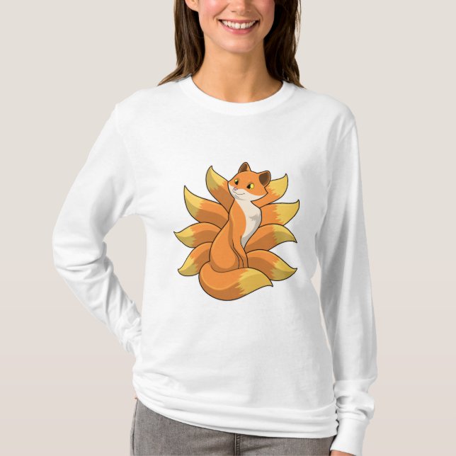 Camiseta Fox con 9 colas de Fox (Anverso)