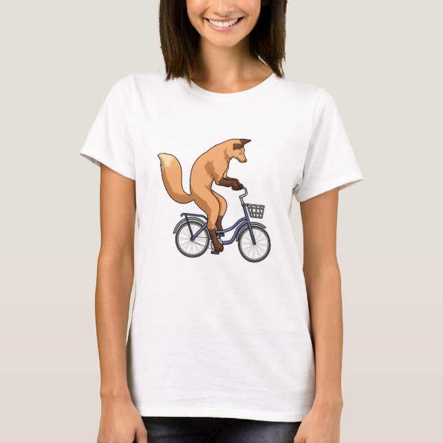 Camiseta Fox con bicicleta (Anverso)