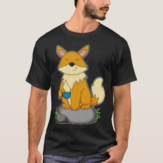 Camiseta Fox con café taza 2