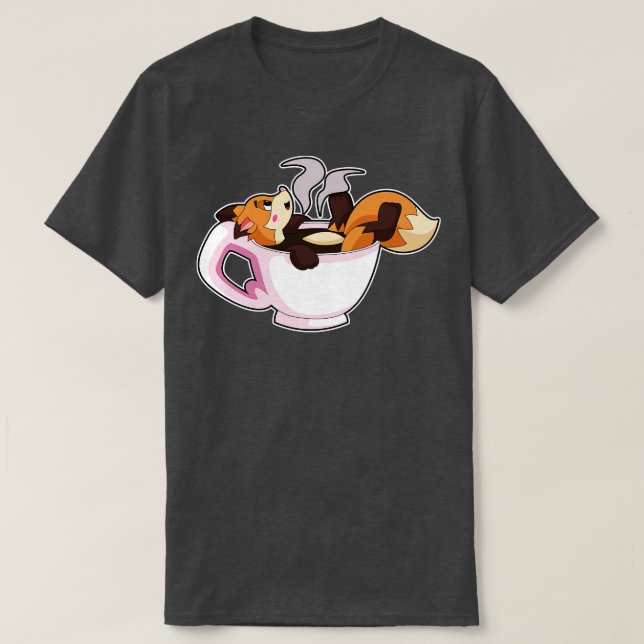 Camiseta Fox con Copa de Café (Diseño del anverso)