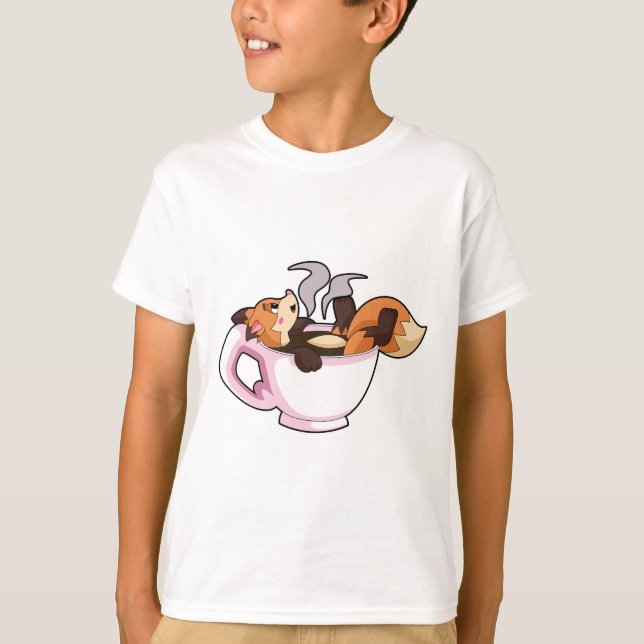 Camiseta Fox con Copa de Café (Anverso)