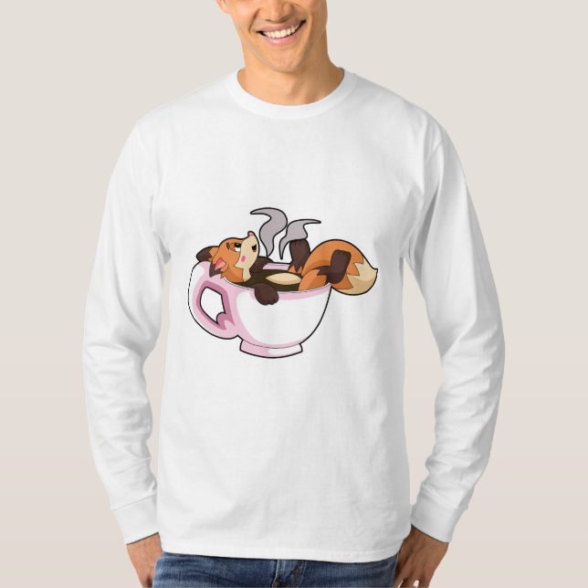 Camiseta Fox con Copa de Café (Anverso)