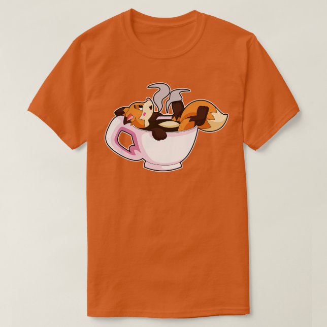 Camiseta Fox con Copa de Café (Diseño del anverso)
