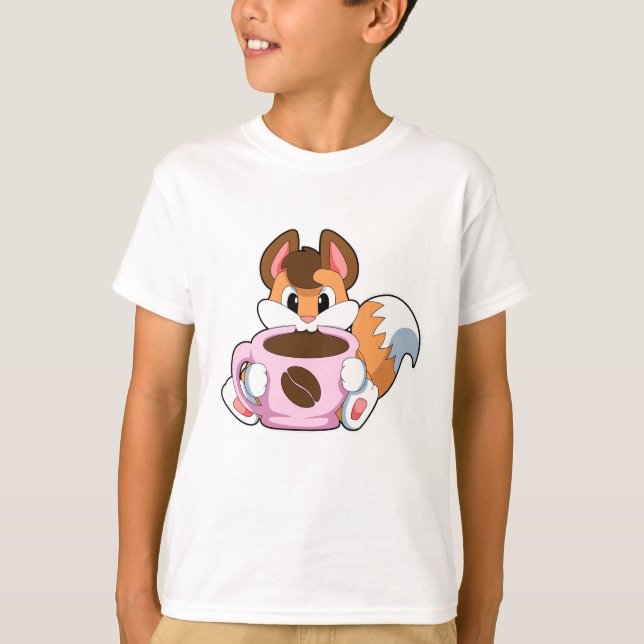 Camiseta Fox con Copa de Café (Anverso)