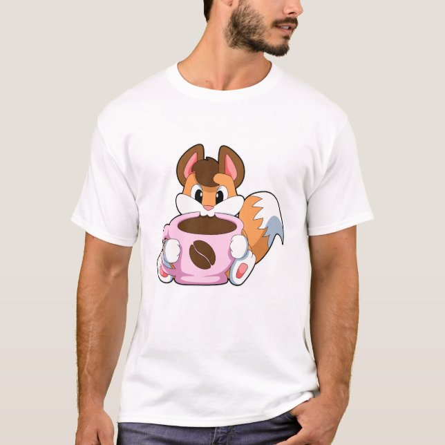Camiseta Fox con Copa de Café (Anverso)
