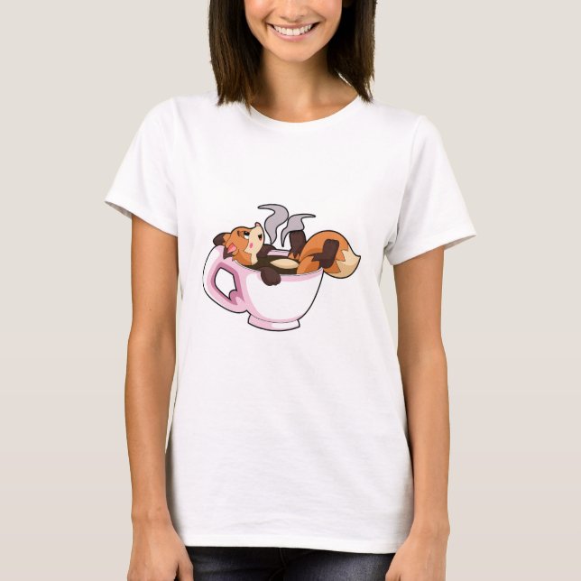 Camiseta Fox con Copa de Café (Anverso)