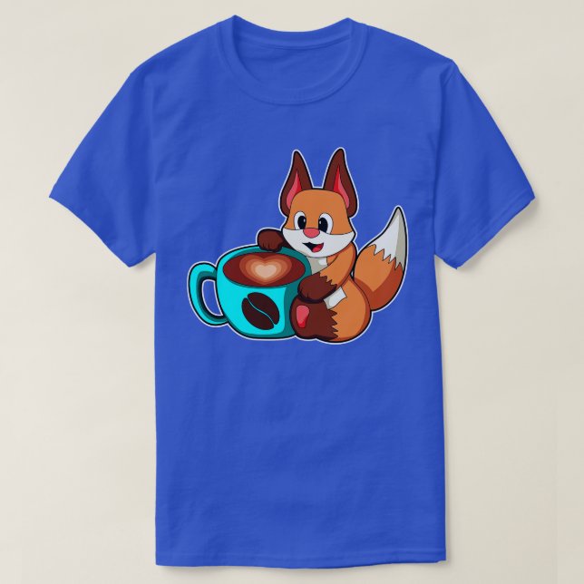 Camiseta Fox con Copa de Café 2 (Diseño del anverso)