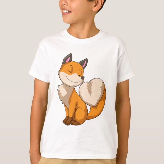 Camiseta Fox con corazón (Anverso)