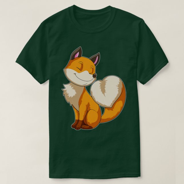 Camiseta Fox con corazón (Diseño del anverso)