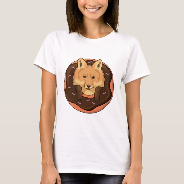 Camiseta Fox con Donut (Anverso)