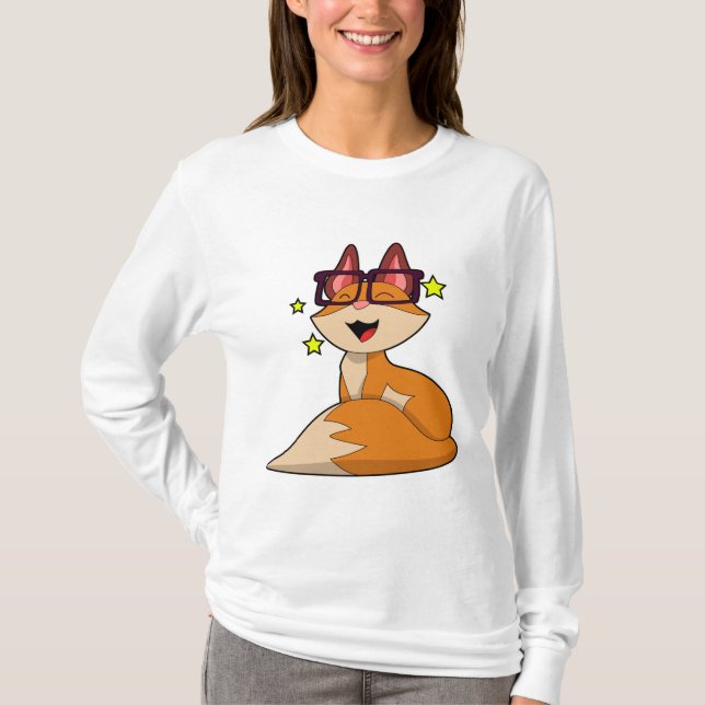 Camiseta Fox con gafas (Anverso)