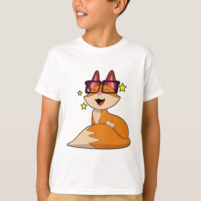 Camiseta Fox con gafas (Anverso)