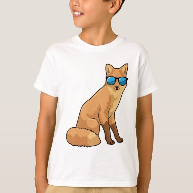 Camiseta Fox con gafas de sol (Anverso)