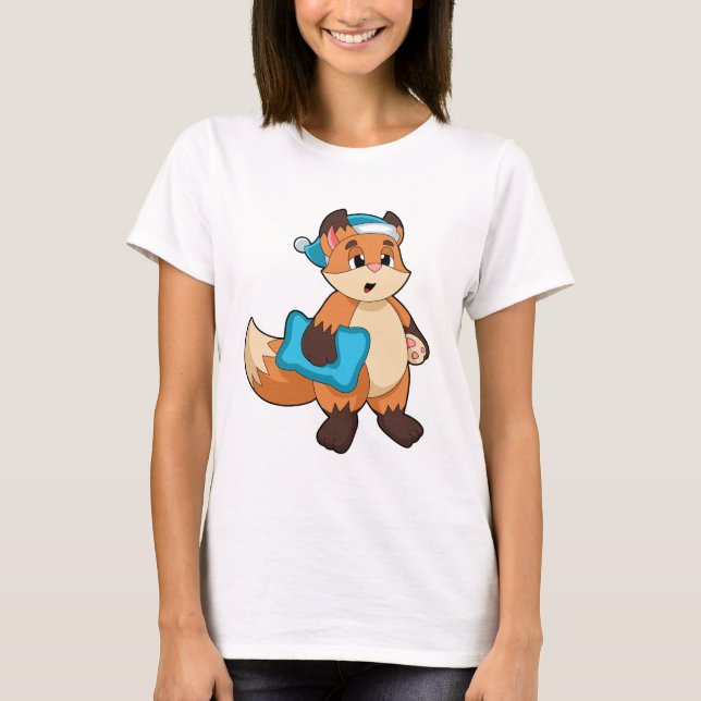 Camiseta Fox con gorra de noche (Anverso)