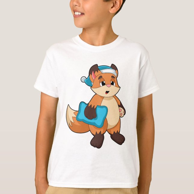 Camiseta Fox con gorra de noche (Anverso)