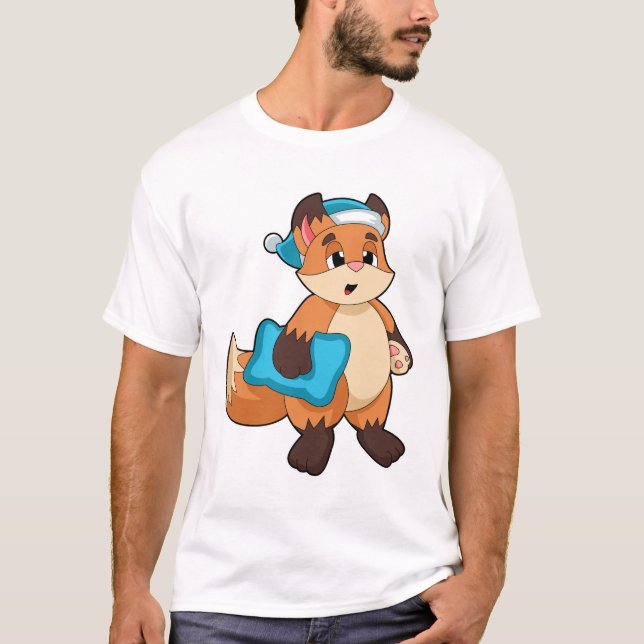 Camiseta Fox con gorra de noche (Anverso)
