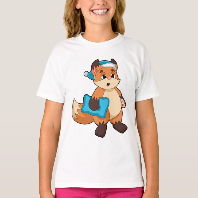 Camiseta Fox con gorra de noche (Anverso)