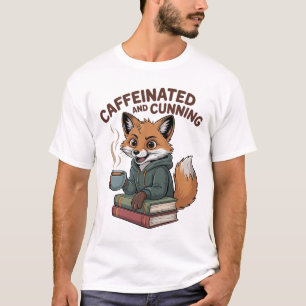 Camiseta Fox con Hoodie & Coffee Cup Design