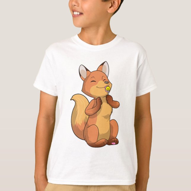 Camiseta Fox con Lollipop (Anverso)