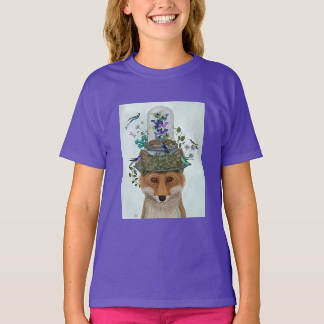 Camiseta Fox con mariposa Bell Jar (Anverso)