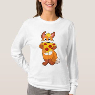 Camiseta Fox con pizza