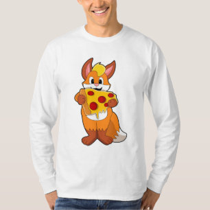 Camiseta Fox con pizza
