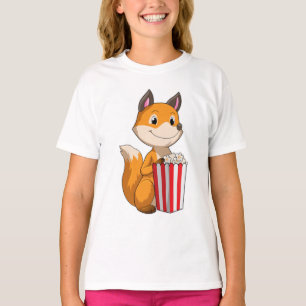 Camiseta Fox con Popcorn