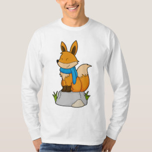 Camiseta Fox con Scarf en la roca