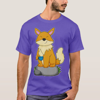 Camiseta Fox con taza de café 1