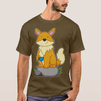 Camiseta Fox con taza de café 1