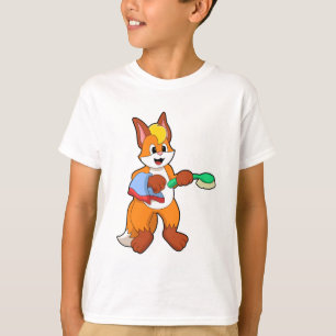 Camiseta Fox con toalla y pincel