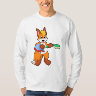 Camiseta Fox con toalla y pincel