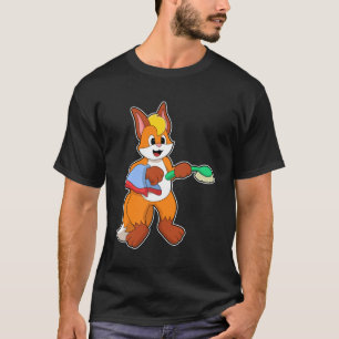 Camiseta Fox con toalla y pincel