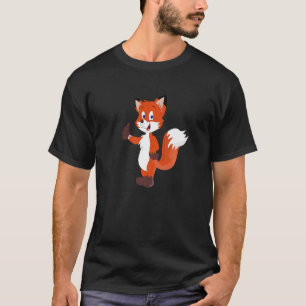 Camiseta Fox con un animal forestal de crecimiento
