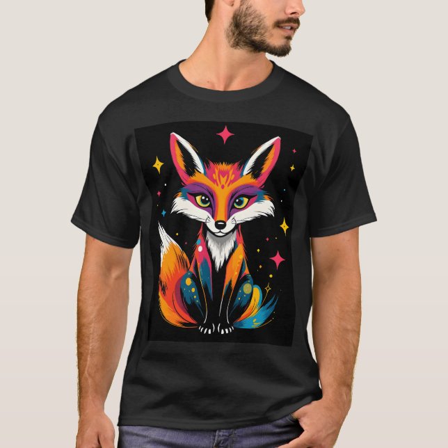 Camiseta Fox cósmica (Anverso)