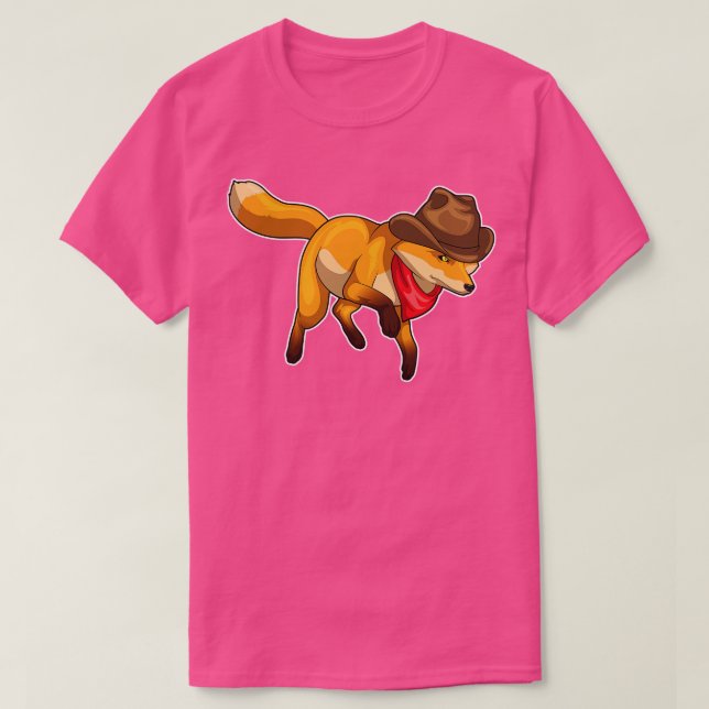 Camiseta Fox Cowboy Cowboy gorra (Diseño del anverso)