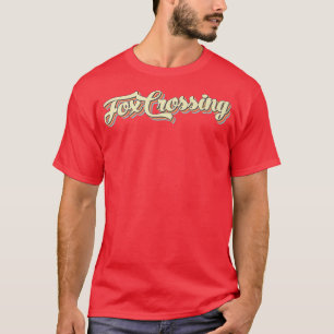 Camiseta Fox Crossing TShirt Retro Art Baseball Vintag