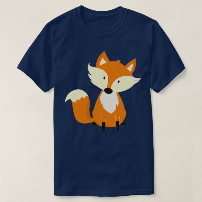 Camiseta Fox Cute Design Animal Patte (Diseño del anverso)