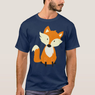 Camiseta Fox Cute Design Animal Patte
