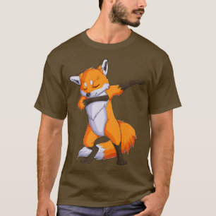 Camiseta Fox Dabbing Fox Funny Animal Foxes Lover Boys Chic