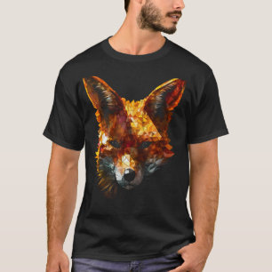 Camiseta Fox de Arte de Poligón