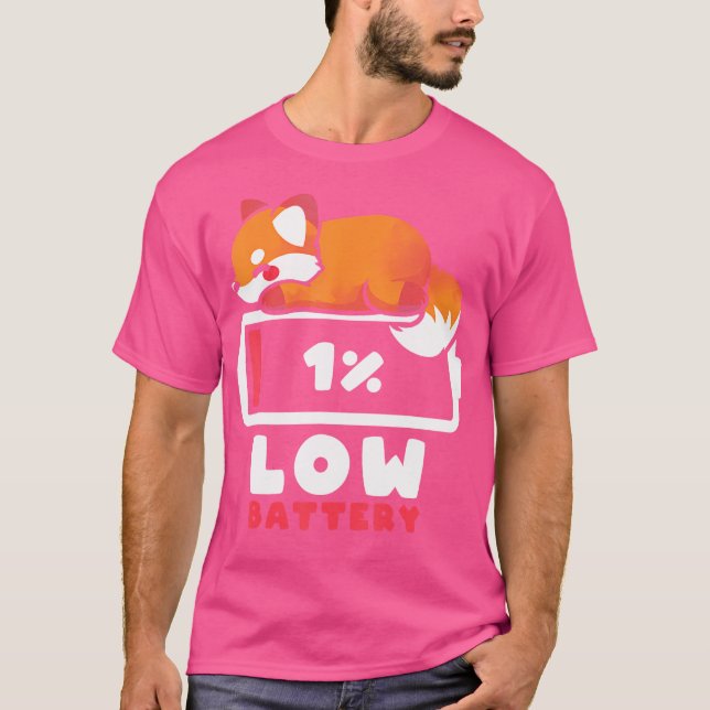 Camiseta Fox de batería baja (Anverso)