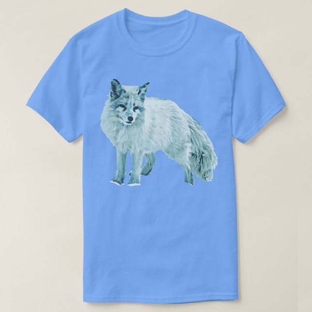 CAMISETA FOX DE NIEVE FOX ARCTICA FOX BLANCA FOX POLAR FOX (Diseño del anverso)